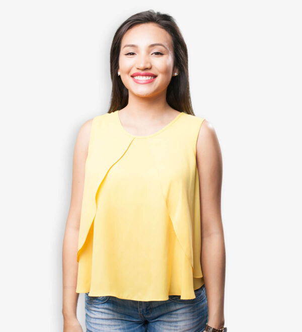 Yellow Designer Top