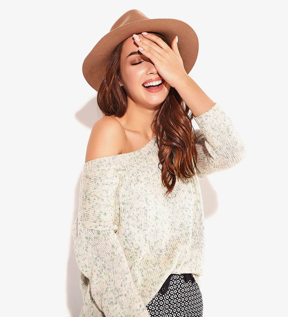 White Woollen Top